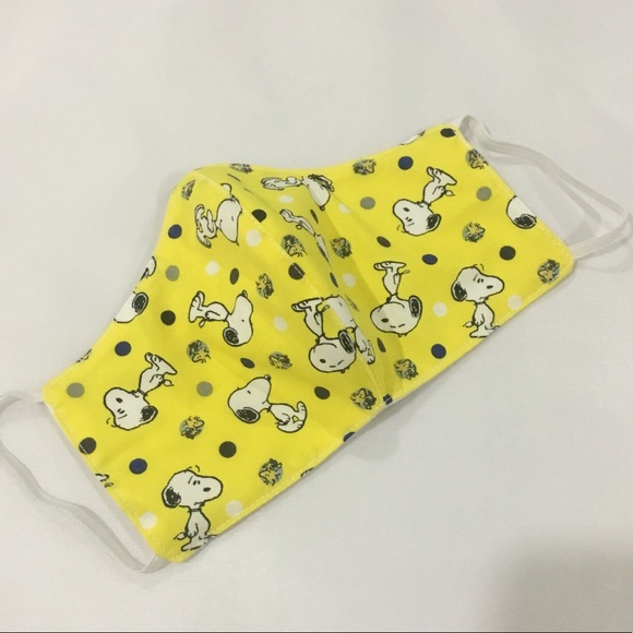 Adult face mask handmade snoopy print - Picture 2 of 3